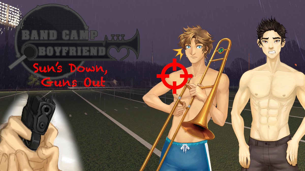 COMING IN 2025! The gritty spin-off FPS game everyone has been waiting for…🎺🔫 BAND CAMP BOYFRIEND: SUN’S DOWN, GUNS OUT.
