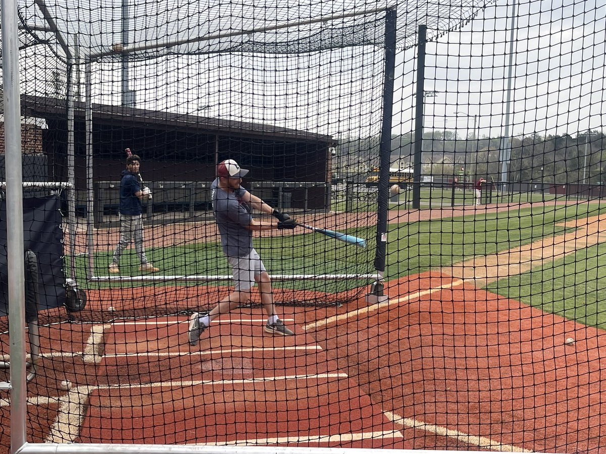 After a couple of GSC sweeps in a row the pitchers got rewarded with a little BP today at practice. Nelson Smith out homered Matthew Delph to claim the championship even Coach Schmidt and Dan got in on the action. #FiredUp