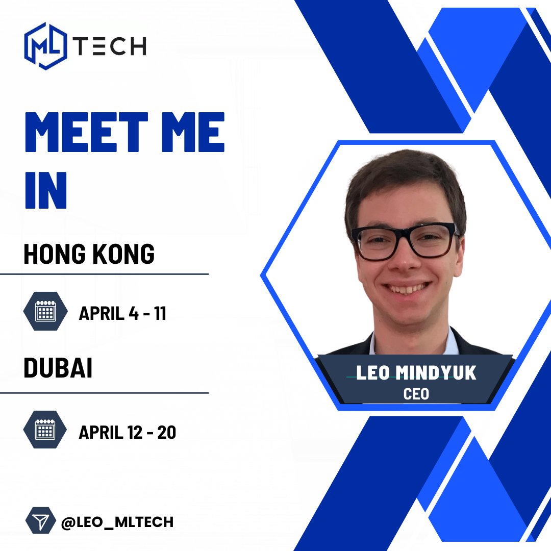 Our CEO, Leo Mindyuk will be in #HongKong for the #Web3 Spring Summit & #Institutional #Digital #Asset Summit, & #Token2049 in #Dubai. DM for a meeting to discuss our new products!
#crypto #quant #trading #alternative #investments #institutional #fofs #familyoffices #UHNWI