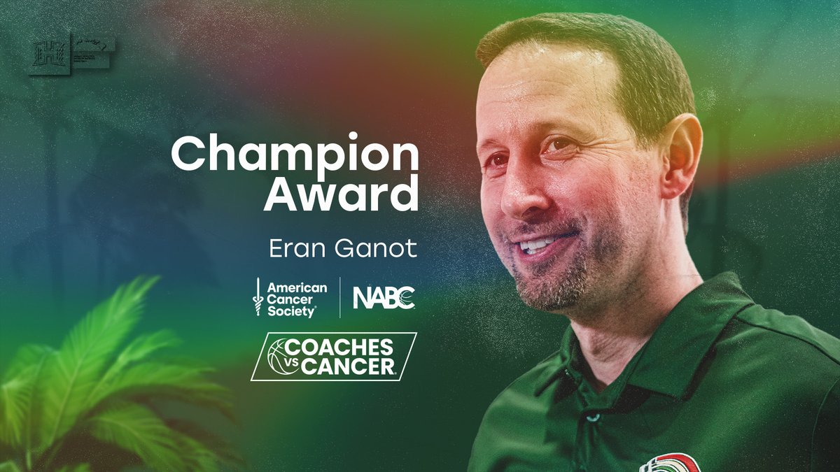 Congratulations to our very own HC @EranGanot on being this year's recipient of the @CoachesvsCancer Champion Award. ➡️ bit.ly/3J3JYRy #CoachesVsCancer #CrushCancer