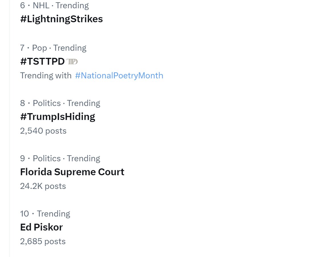 HOLY SHIT, TWEEPS!!! Thanks to YOUR reposts, #TrumpIsHiding is already trending on Twitter at number 8!!!! Let's get 500 quick RTs and replies to push this to number one and make MAGA heads explode!!!