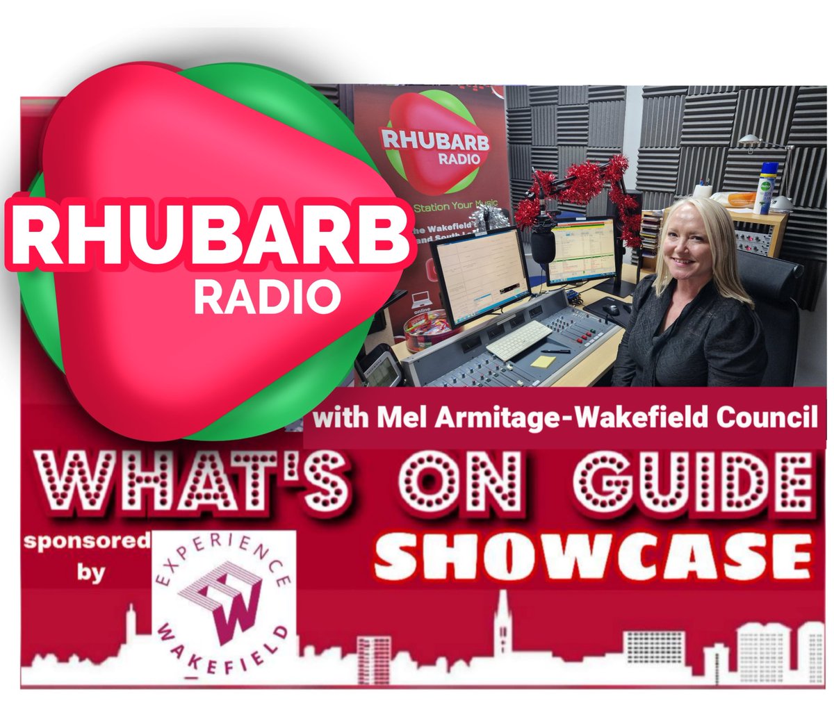 🎙 At 6.30pm this Tuesday evening, the What's On Showcase on Rhubarb Radio introduces Dave Adams chatting to Mel Armitage from Wakefield Council, covering all the exciting things to see and do this April across the Wakefield District..... 🙂 @Expwakefield