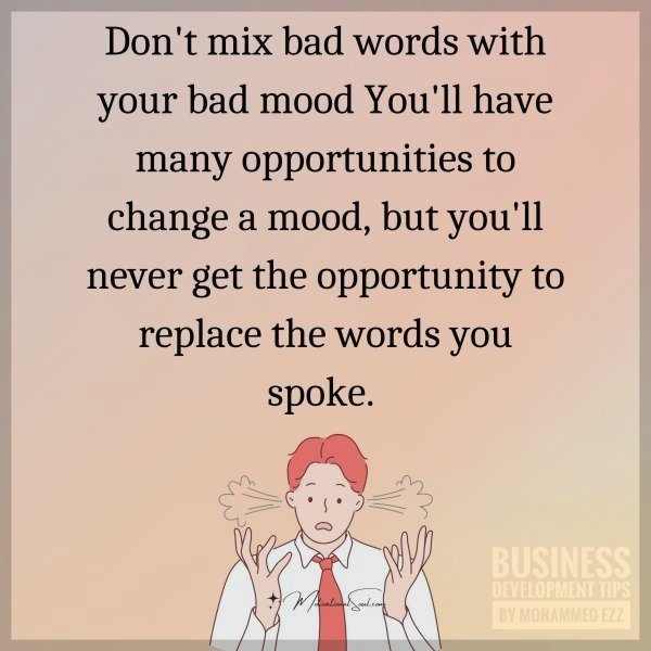 Silence, Calm & Think ... Don't Make it even worse.

#mindset #successmindset #businessmindset #businessgrowth #lifecoaching #businessdevelopmenttips #businessdevelopment