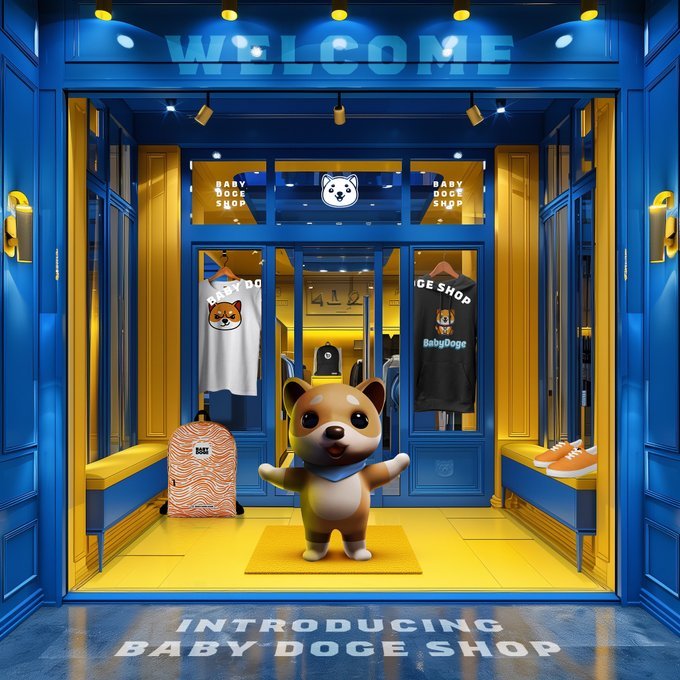 criptoovar's tweet photo. 🔶 @babydoge Announces official launch of the #BabyDogeMerch Store this Friday, April 5th!

#BabyDogeArmy #Babydoge https://t.co/ZB3Kro98on