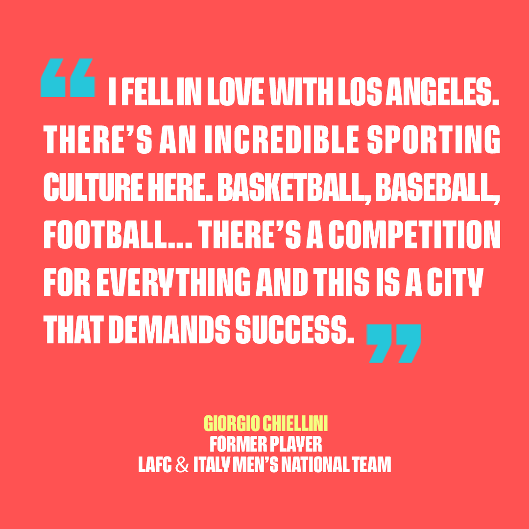 A city buzzing with football ⚽ 
 
Visit the link below for the full interview with former captain for Italy and @LAFC star @GiorgioChiellini.
 
fifa.com/fifaplus/en/ne…

#FIFAWorldCup #WeAre26 #WeAreLosAngeles #LosAngeles26 #Somos26 #SomosLosÁngeles