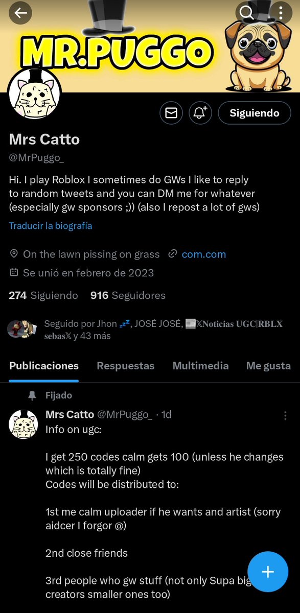 F4_OP6's tweet photo. @noticias_sebas4 @MrPuggo_ @CalmGFX W puggo puppy🐾 https://t.co/3n0E1nvz9K