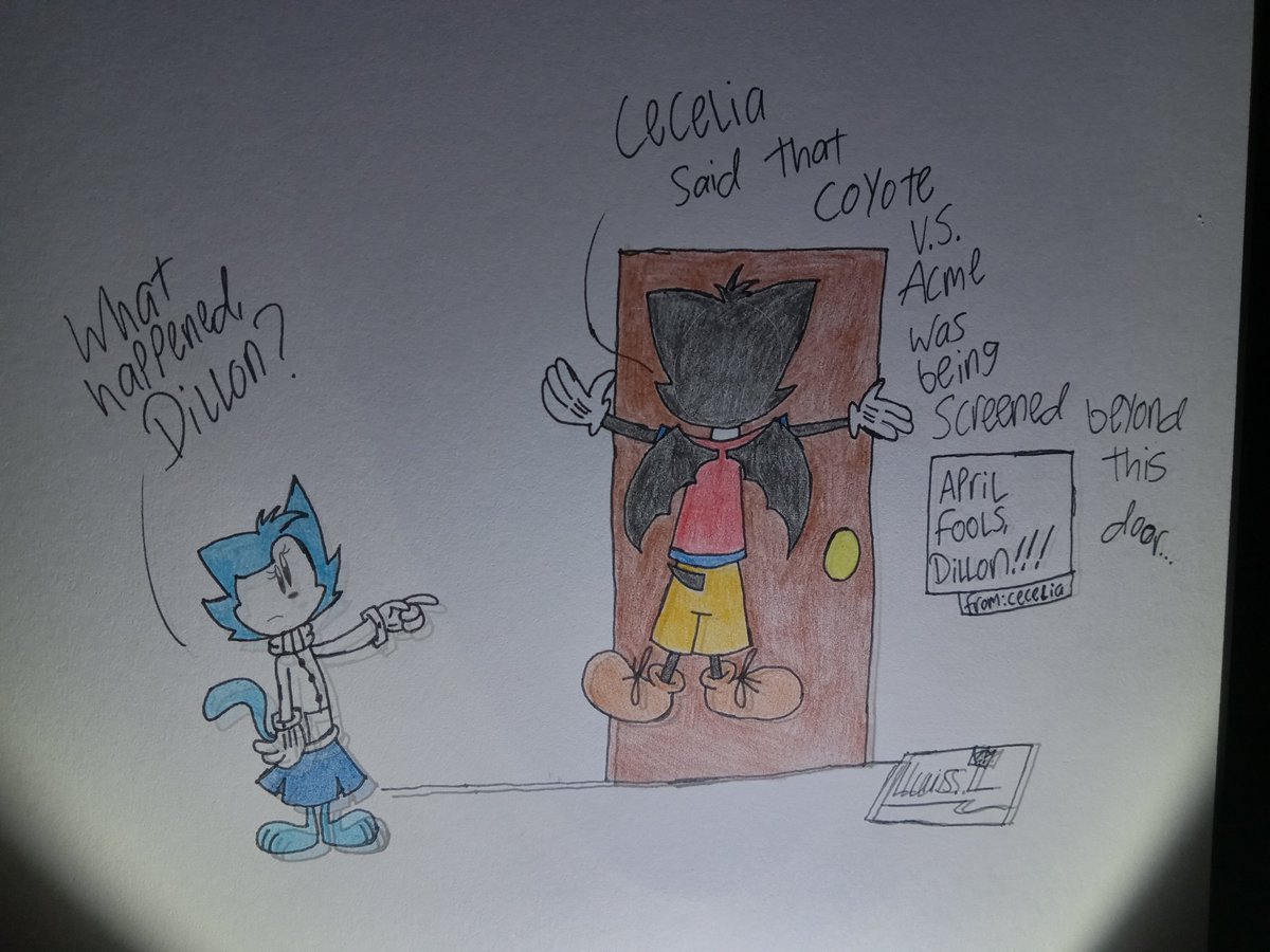 TheToonKingDBR's tweet image. The old painted door on a wall routine... Poor Dillon. 
#ReleaseCoyoteVsAcme 
#SaveC