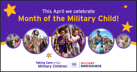 April is #MonthoftheMilitaryChild! Let's celebrate the resilience and strength of military kids! Their journey is unique, and so is their courage. Join us in showing support and appreciation. Together, we stand with our young heroes. #BestPlaceForVeterans 🍊