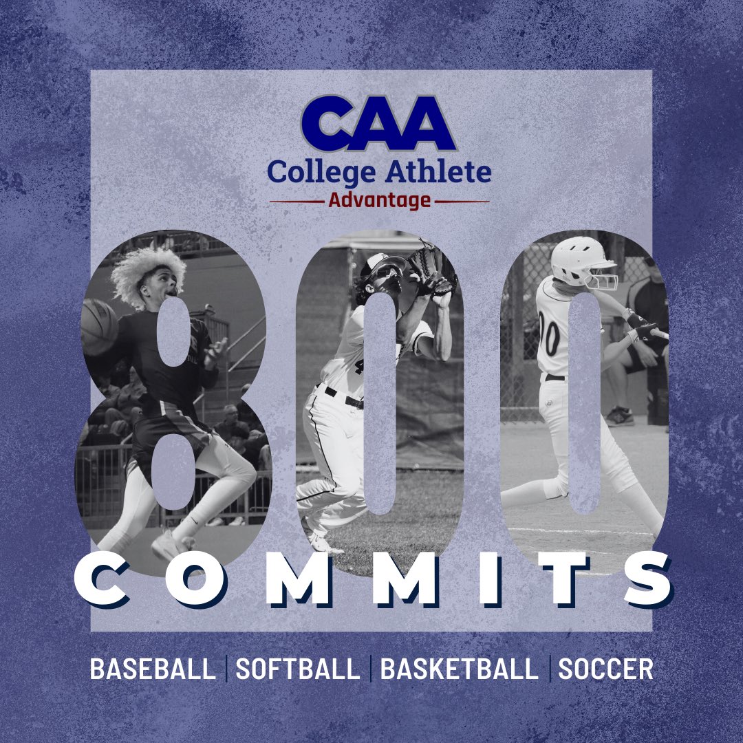 We are proud to announce that we have recently had our 800th commitment!! We will keep growing our network and service to provide the best experience for our families in their athletic recruiting process. ⚾️🥎🏀⚽️