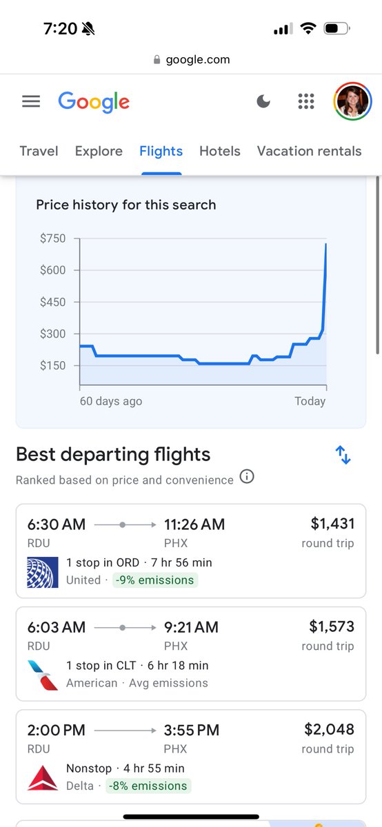 csorrells88's tweet photo. @RDUAirport @Delta how about adding another flight to #phx for the final four? https://t.co/0l8wfw56s8