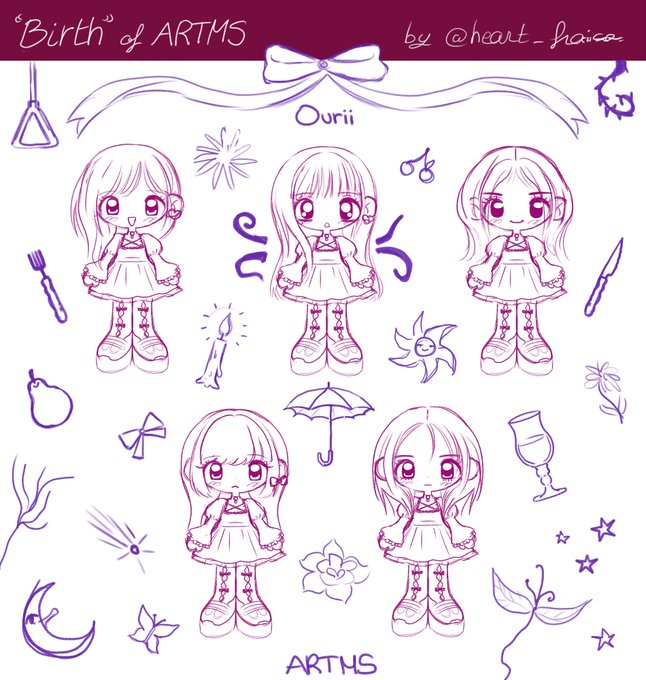 (WIP) ARTMS sticker sheet incoming :P 