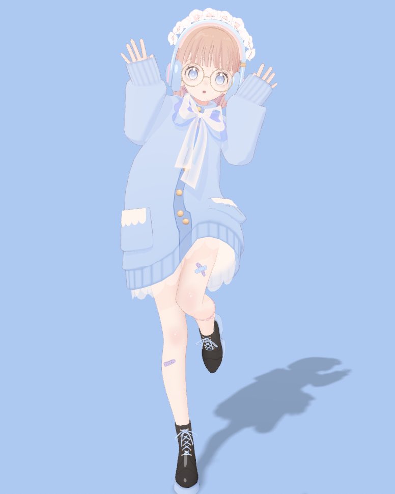 はじめてキャラクターモデルを完成させたのが一年前の今日でした….ᐟ 
これからも精進してまいります˖ ࣪⊹

←2023年4月　2024年2月→
 #独学でここまで成長したからお前も頑張れ #blender