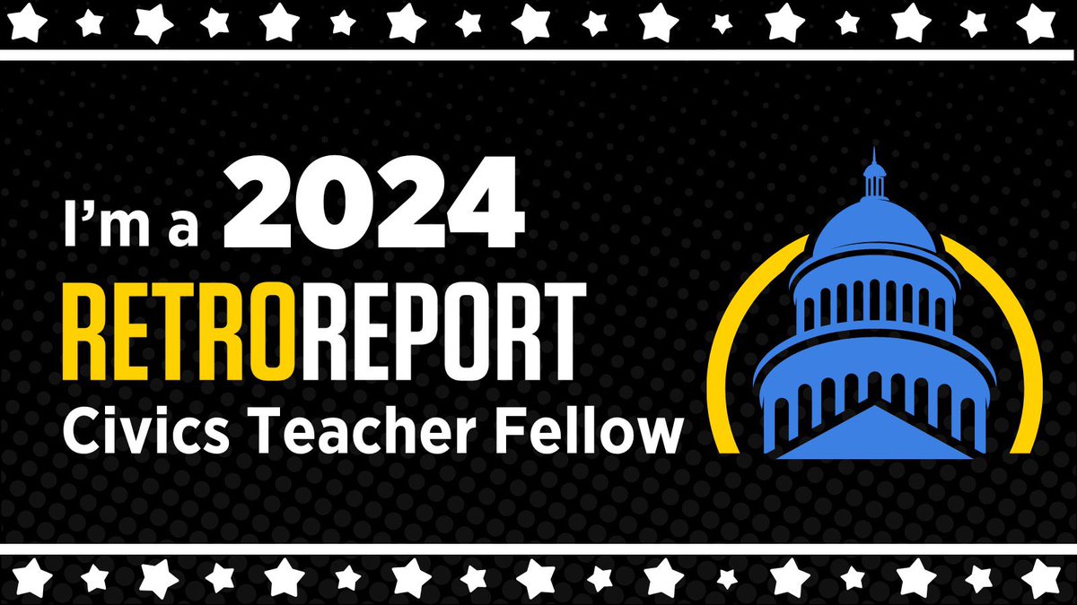 Looking forward to collaborating with @RetroReport & this group of civic-minded teachers in July!!! 🥳