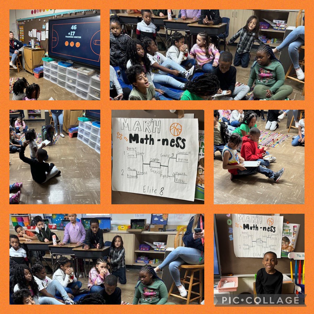 March madness math competition 2nd grade! #GrowtoGreat #HCS_TitleI