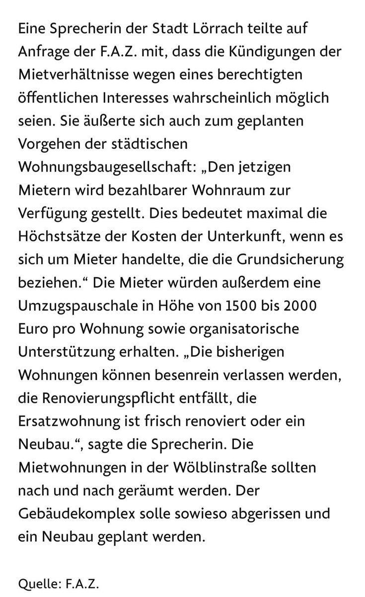 FrankeKarsten's tweet photo. @Sayonar55825158 @Frgemini14 @Zero_Long_Covid @_FriedrichMerz Das sind marode Wohnungen mit überwiegend Sozialleistungsempfängern. Sie bekommen neue Wohnungen UND einen Zuschuss für den Umzug: https://t.co/H7bpl3ABRP