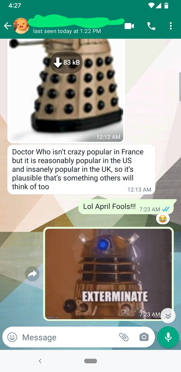acd_esl's tweet image. Pretty sure I won April Fools today... 😜 #nerd #doctorwho #nerdhumor