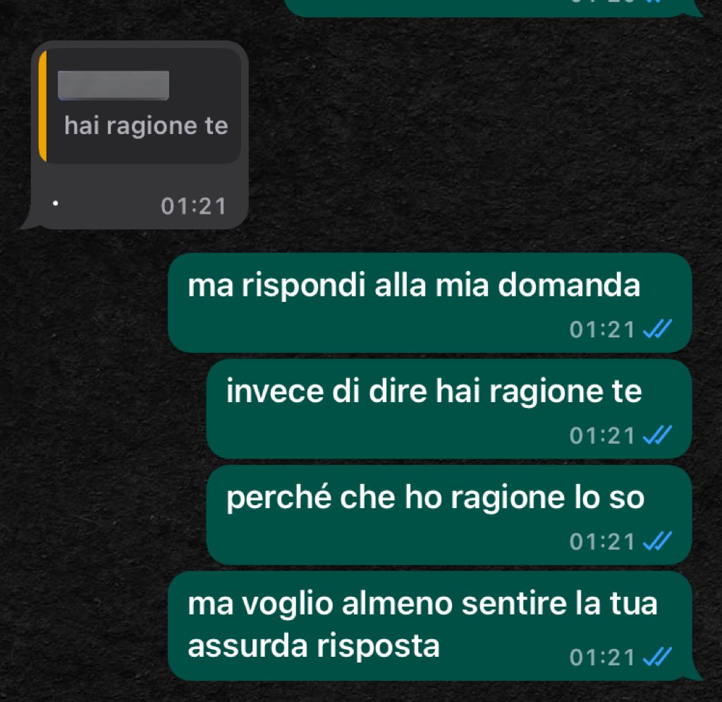parlare con me =