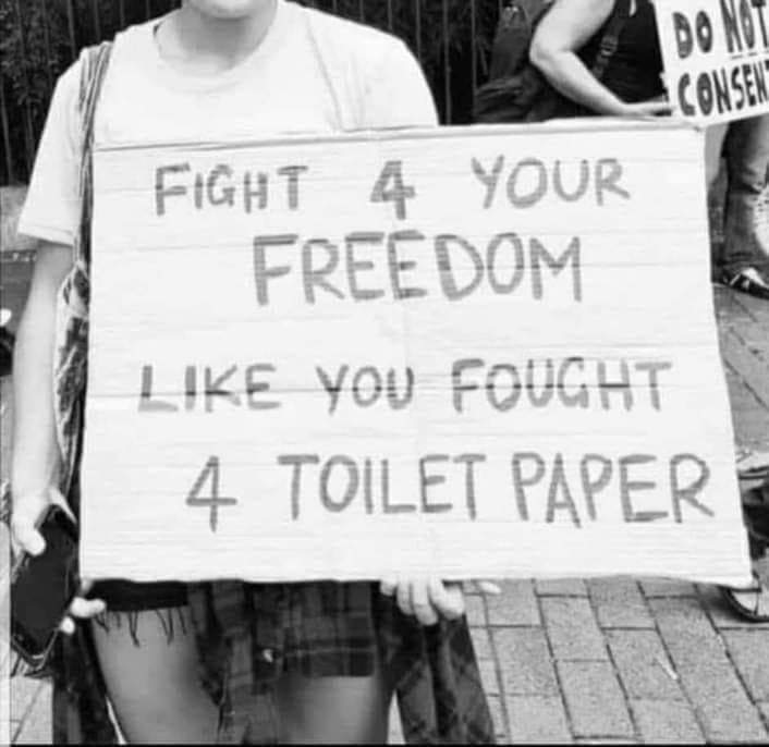 But I already have freedom.

 I didn't have toilet paper then!!!
#convoy #covidiots #Freedumbers #freedomfighters