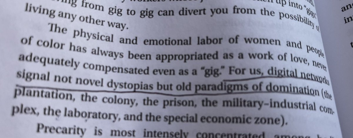 Pankhuri_A's tweet image. From the book - technoprecarious by the precarity lab
#digitaltech