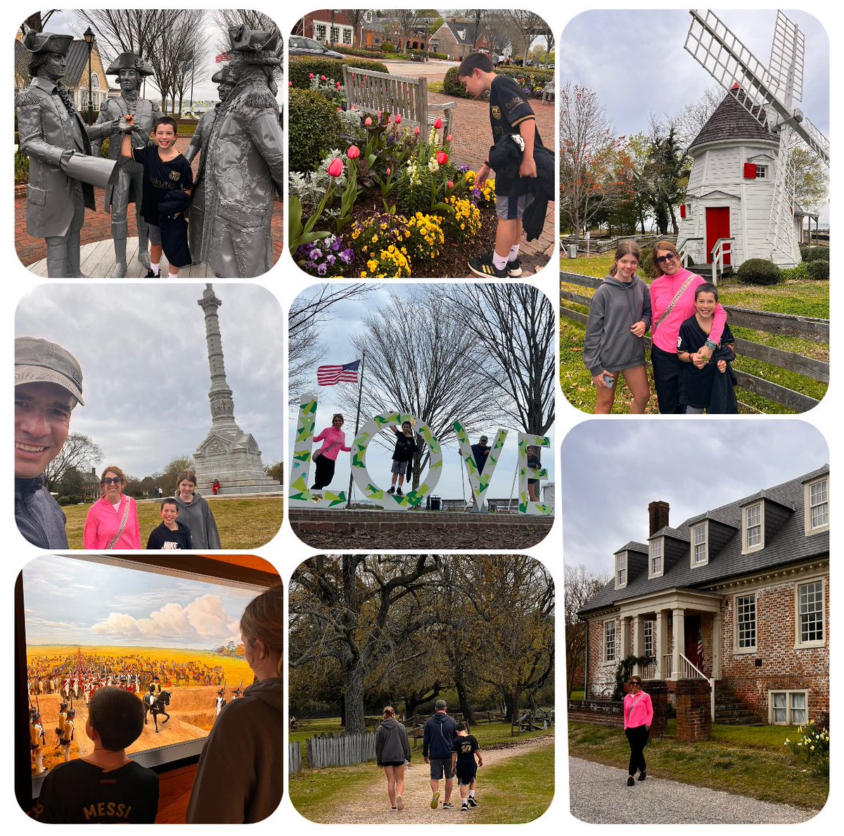 Exploring Jamestown and Yorktown in Virginia today was like stepping into a time machine! Colonial settlements, Revolutionary War battlefields...so much history🇺🇸! Perfect way to spend spring break with the family! @ParticipateLrng #UnitingOurWorld #CulturalExperiences