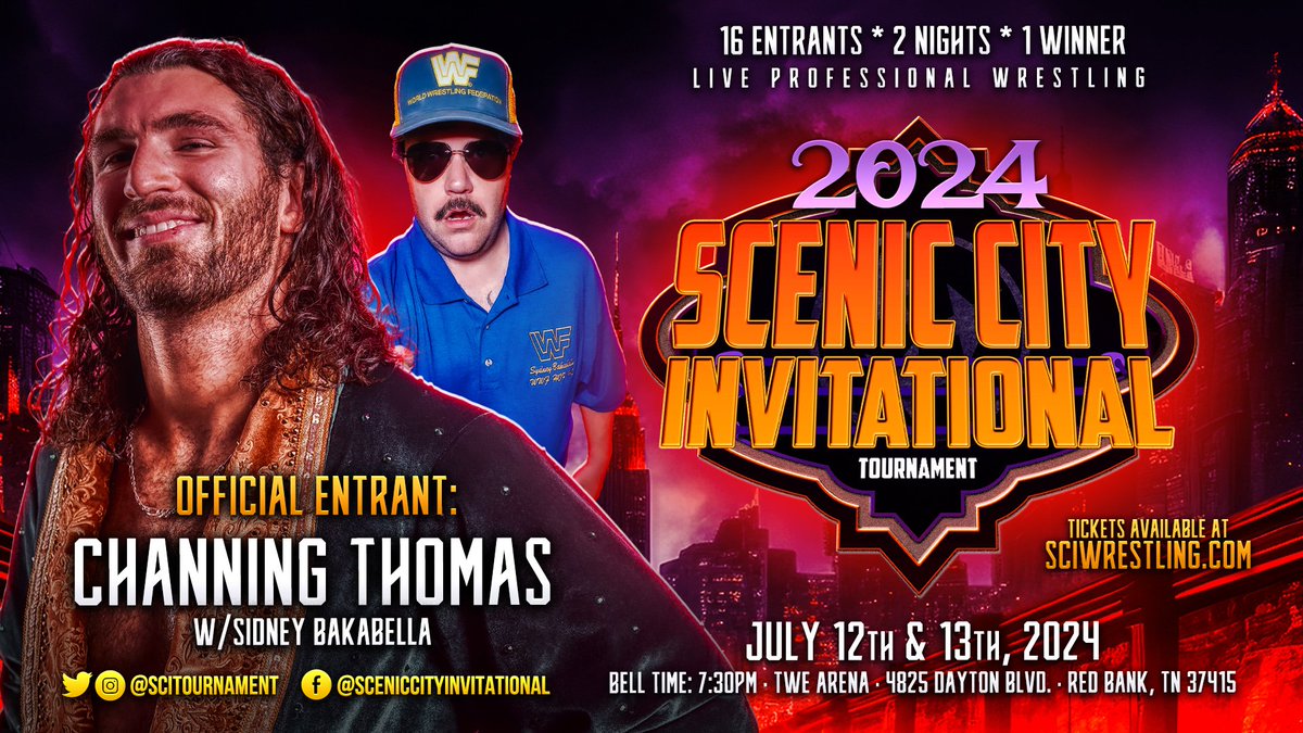 *Entrant Announcement* Your 9th entrant in the 2024 Scenic City Invitational tournament is @ChanThomasPro w/ @SidneyBakabella ! Get those tickets!