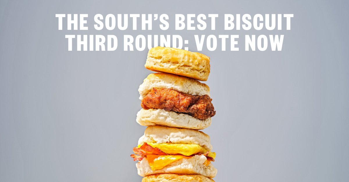 LAST CALL for the third round! Here are the biscuit makers still in it: @DodgesChicken, @Parkers_Kitchen, @CrackerBarrel, @Hardees, @TudorsBiscuit, @Bojangles, @LovelessCafe, @HandsomeBiscuit. Vote now! ow.ly/eRB350R52JC
