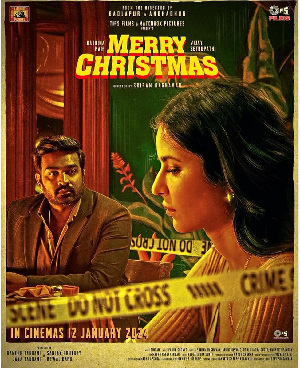 إذا كنت تحب فيلم 'Andhadhun'، فلا تفوت مشاهدة هذا الفيلم:

Merry Christmas 

القصة تدور حول ليلة عيد الميلاد المصيرية حيث يجتمع اثنان من الغرباء لقضاء سهرة رومانسية، ولكن تتحول الأمور إلى تجربة مروعة. الفيلم مصوّر باللغتين الهندية والتاميلية، ويحتوي على فريق دعم مختلف لكل من