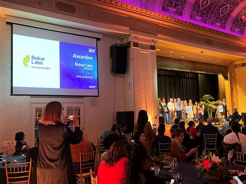 Congrats again to @bakarlabs_uc  and @ambirobotics from #Berkeley for winning the 2024 #EastBayiAwards! Thanks also to the @eastbayeda for recognizing @bayer, @twelve_co2, and @climaxfoods and for a great evening at @oaklandscottishrite.