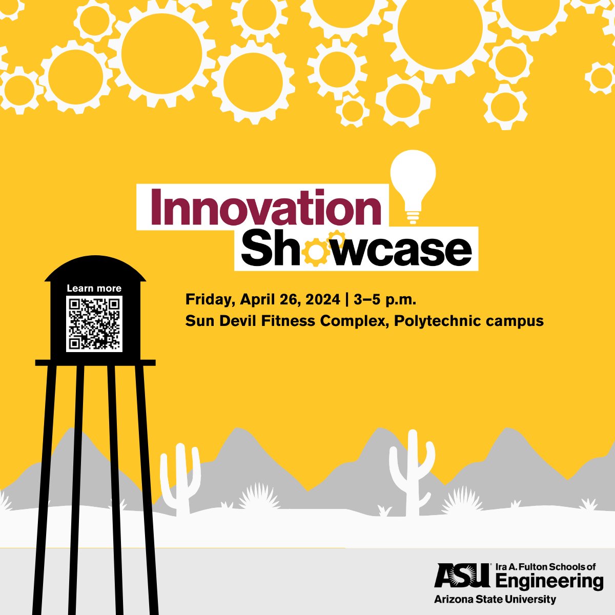 Join students from the School of Computing and Augmented Intelligence, School of Manufacturing Systems and Networks and The Polytechnic School in addressing pressing industry and societal needs. RSVP today: lnkd.in/emQ58i66 

#ASUEngineering #InnovationShowcase #ASU