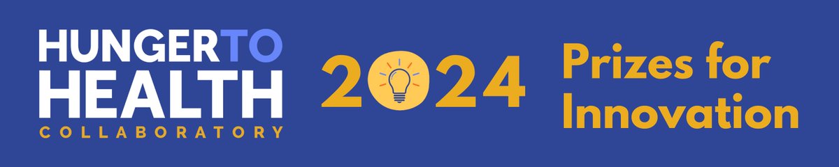 The Hunger to Health Collaboratory is now accepting nominations for its 2024 Prizes for Innovation. Seeking innovative food &amp; nutrition work that offers promising, upstream models &amp; replicable, scalable solutions that advance health equity. Learn more bit.ly/H2HCPrizes24