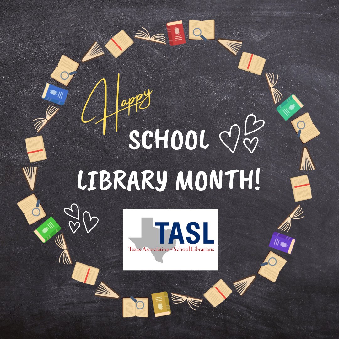 Happy School Library Month! #TxASL
