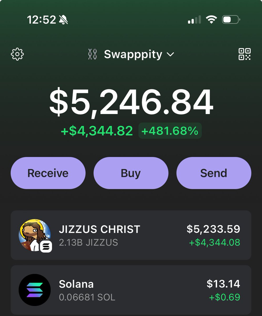 Swapppity's tweet photo. Shill me more tokens to get about to deposit some solana in a different wallet https://t.co/fEHAII6PkI
