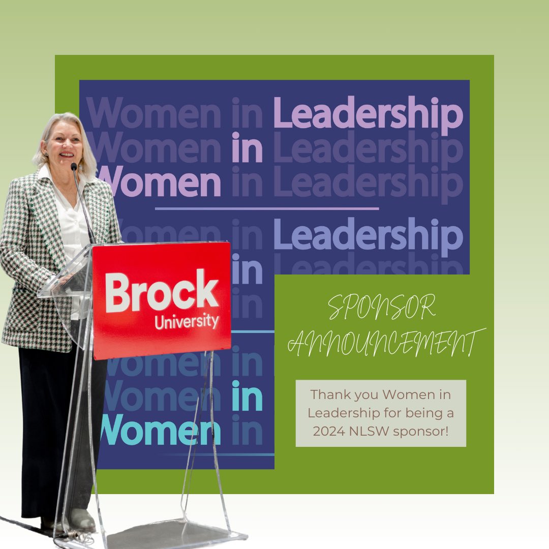NiagaraLSW's tweet image. 🌟 Celebrating Women in Leadership- a Brock initiative! 🌟
We're thrilled to announce our partnership with Women in Leadership, a remarkable initiative by Brock, as sponsors for the Niagara Leadership Summit for Women 2024! 💼✨
 
Tickets are on sale now via the link in our bio!