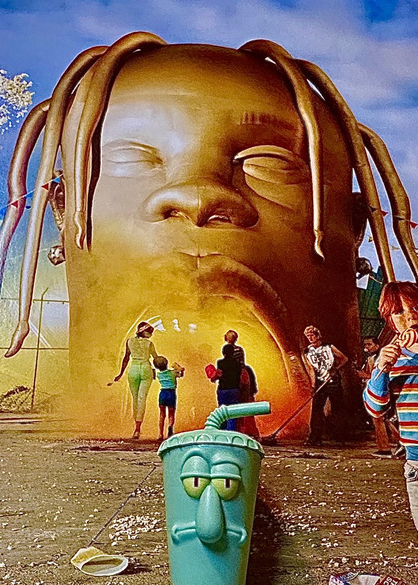 (Day 4) Squidward cup at astroworld