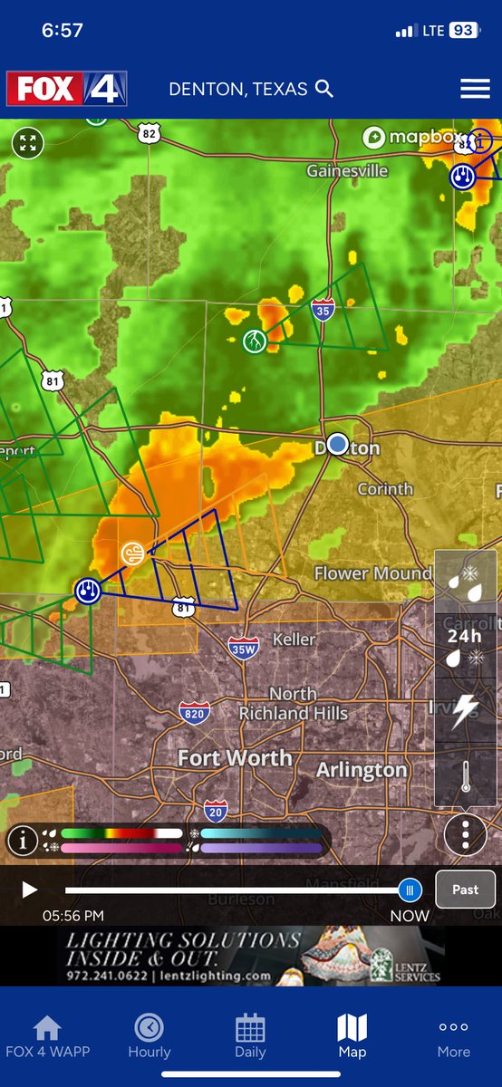 SEVERE THUNDERSTORM WARNING FOR DENTON just issued. Please take shelter now. @cityofdentontx @DENTONPD @dentonparks @DentonScanner