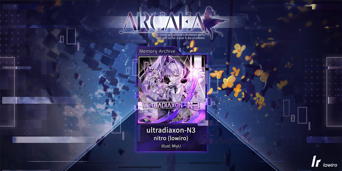 Despite any setbacks, the planned song for Arcaea v5.5.6＊ is now available in the Memory Archive: 'ultradiaxon-N3' by nitro (lowiro) ... Wait, who is that...? #arcaea