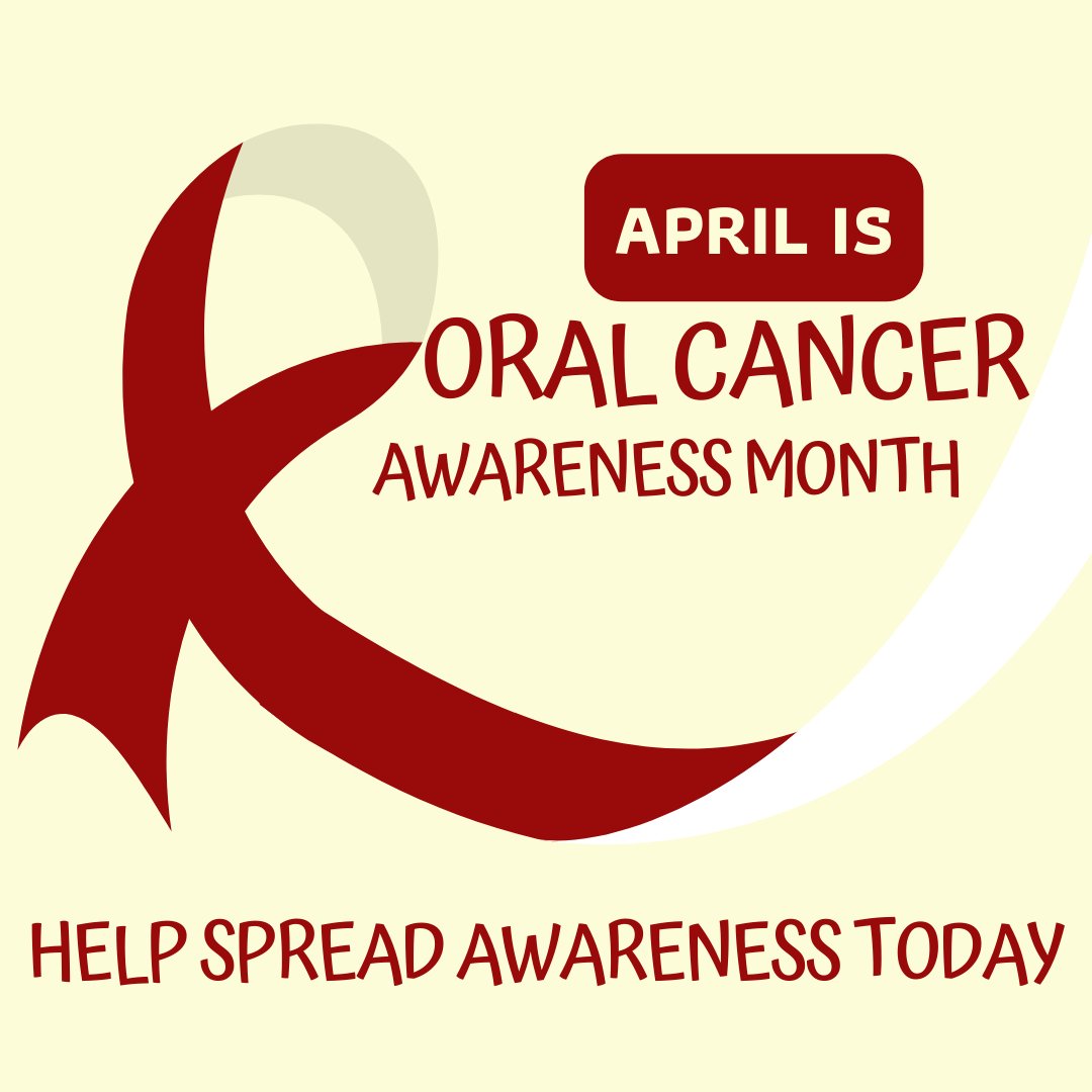 Brushing isn't enough! #OralCancerAwarenessMonth. Know the signs & schedule checkups. Early detection saves lives! #KnowYourMouth #EarlyDetectionSavesLives