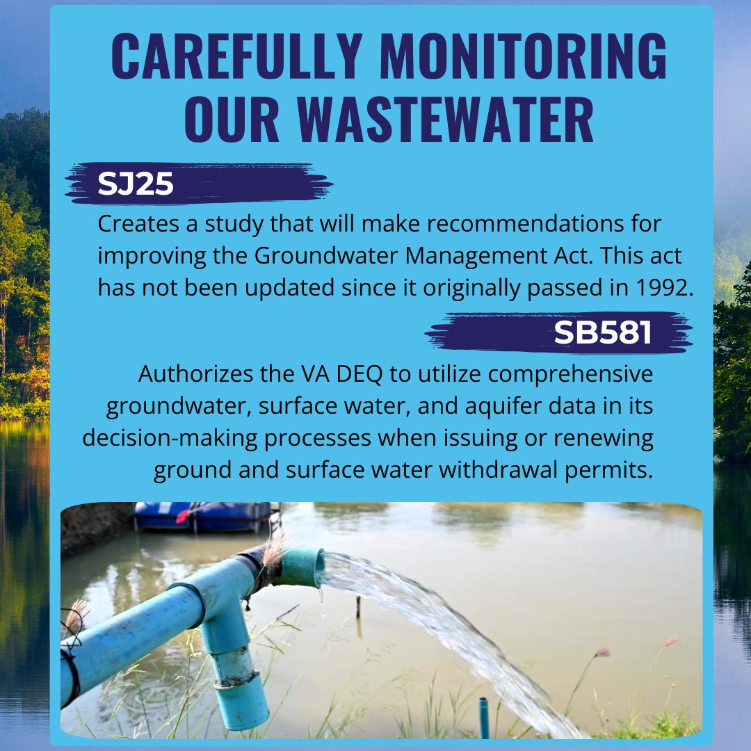 🎉MASSIVE WIN: 6 bills that reduce toxic waste and help #SavetheBay have PASSED! Thank you to our legislators for passing: 🌟HB985 | @KathyKLTran 🌟HB85 | @shelly_simonds 🌟HB949 | @Lopez4VA 🌟HB1085 & SB243 | @Sam_Rasoul & @JeremyMcPike 🌟SJ25 & SB581 | @RichardStuartVA