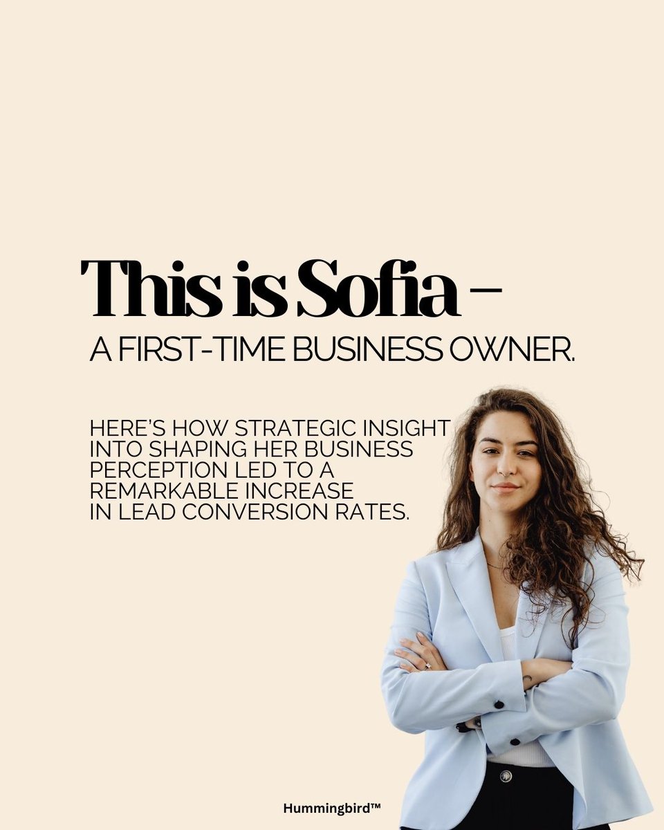 HummingbirdMeta's tweet image. Psst... Sofia's not just Sofia. She's you, she's me, she's David from down the street who's just realising his business idea is gold!

Ready to future-proof your business? hummingbird-meta.com/collections

#businesseducation #onlinecourses #valueproposition #entrepreneurship