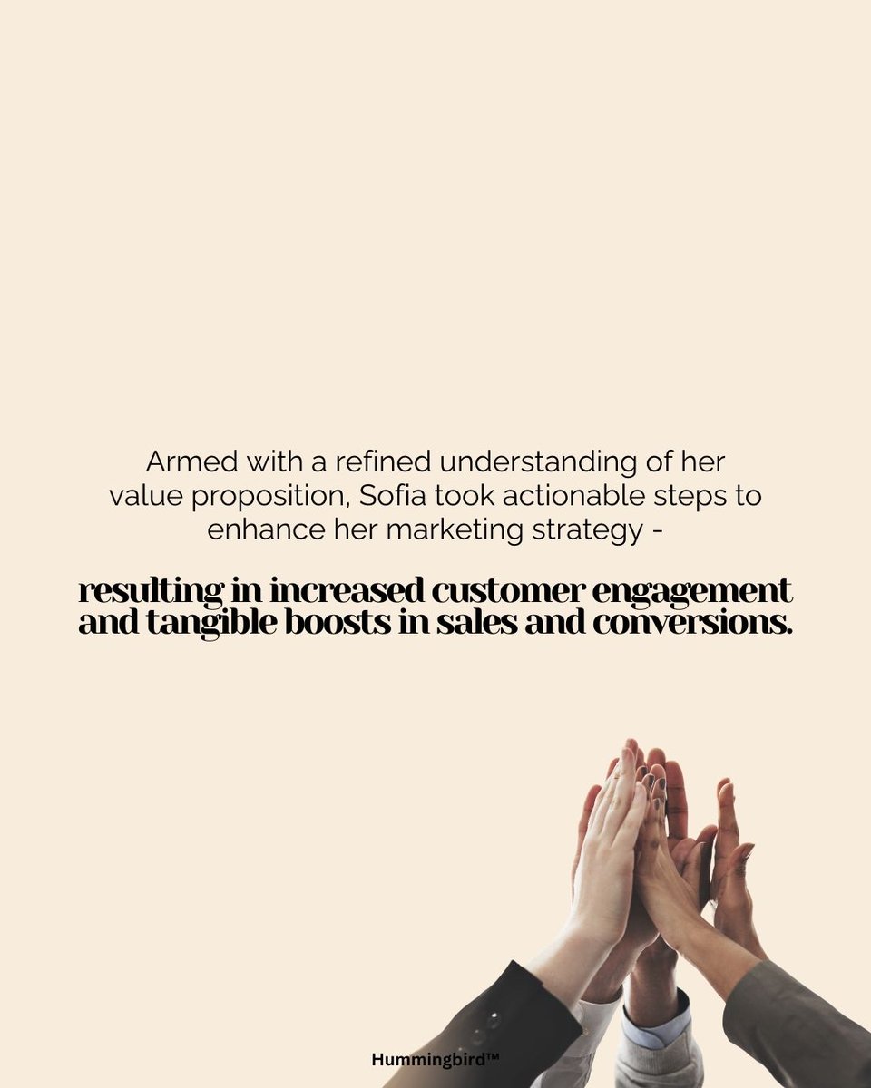 HummingbirdMeta's tweet image. Psst... Sofia's not just Sofia. She's you, she's me, she's David from down the street who's just realising his business idea is gold!

Ready to future-proof your business? hummingbird-meta.com/collections

#businesseducation #onlinecourses #valueproposition #entrepreneurship