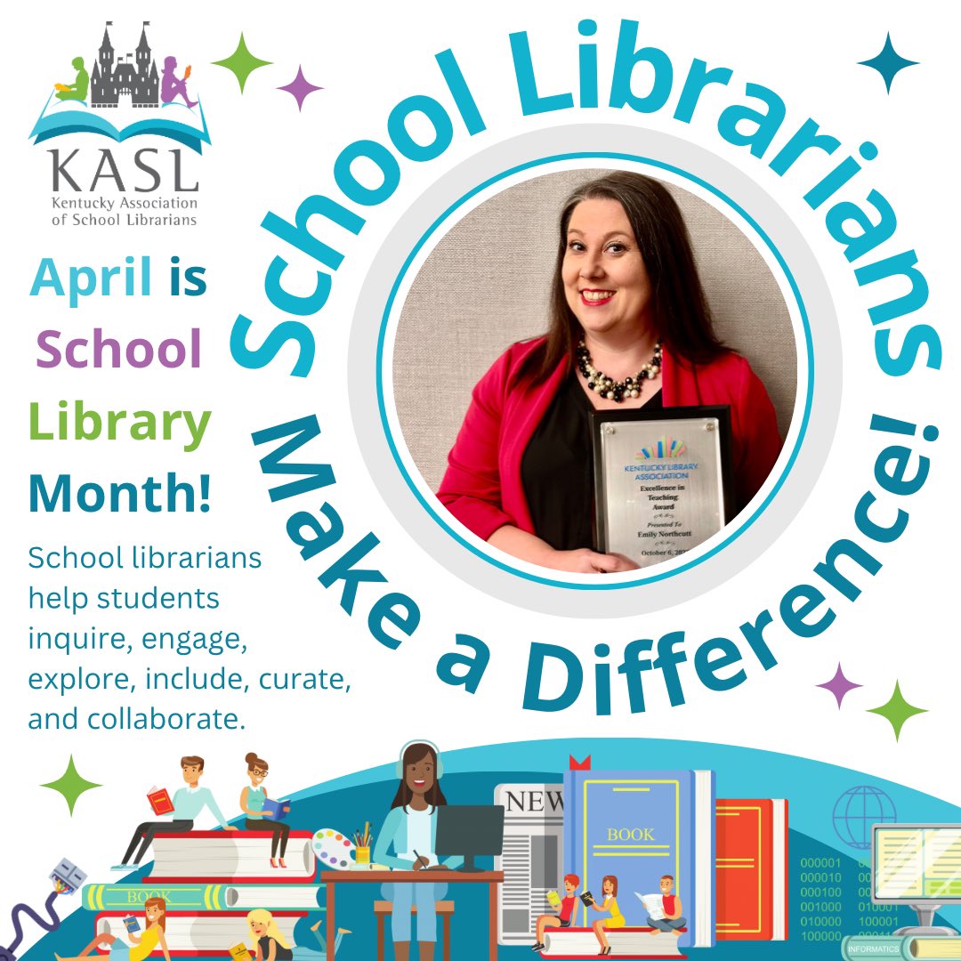 Proud to be a @KASL_Librarians leader especially during #SchoolLibraryMonth #kylchat