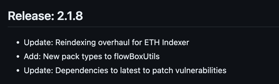 FR3NCHL0AF's tweet photo. Release 2.1.8 #DoodlesReleaseNotes
We can now reindex all of our EVM contracts in less than 250s, so that's pretty cool. https://t.co/u1i5WWCM4i