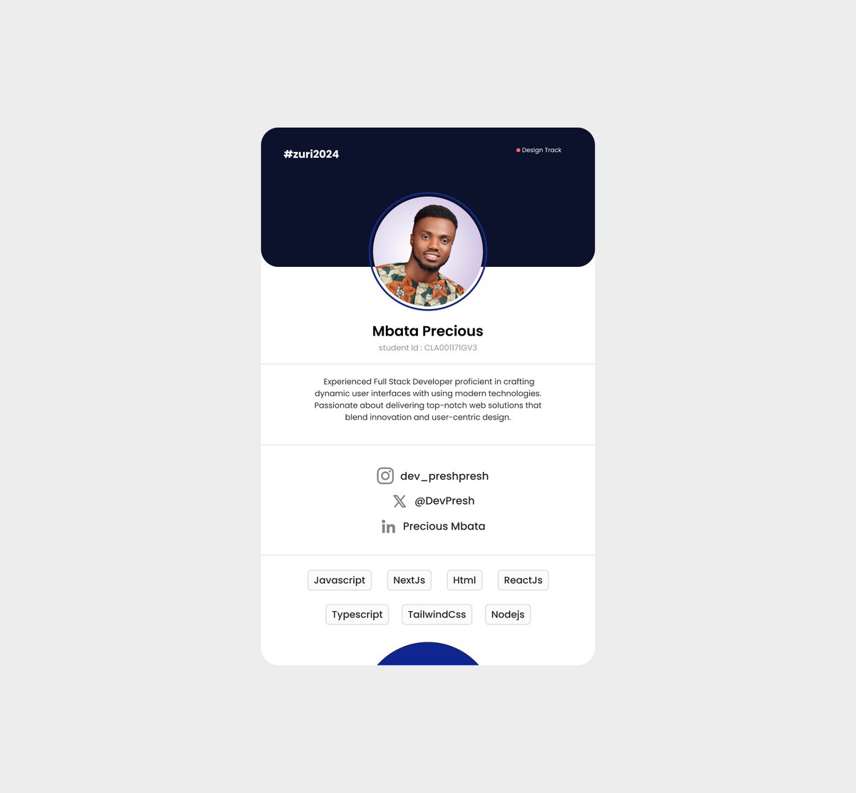 DevPresh's tweet image. #Zuri2024