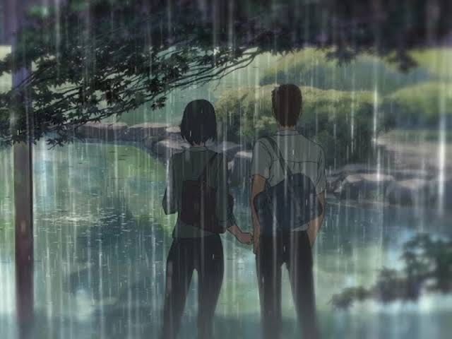 El clima es el pretexto ideal para conocer a gente desconocida. Puede ser una lluvia, un momento soleado incluso la tarde. #Anime: #ElJardínDeLasPalabras Disponible en: @Cinepolis