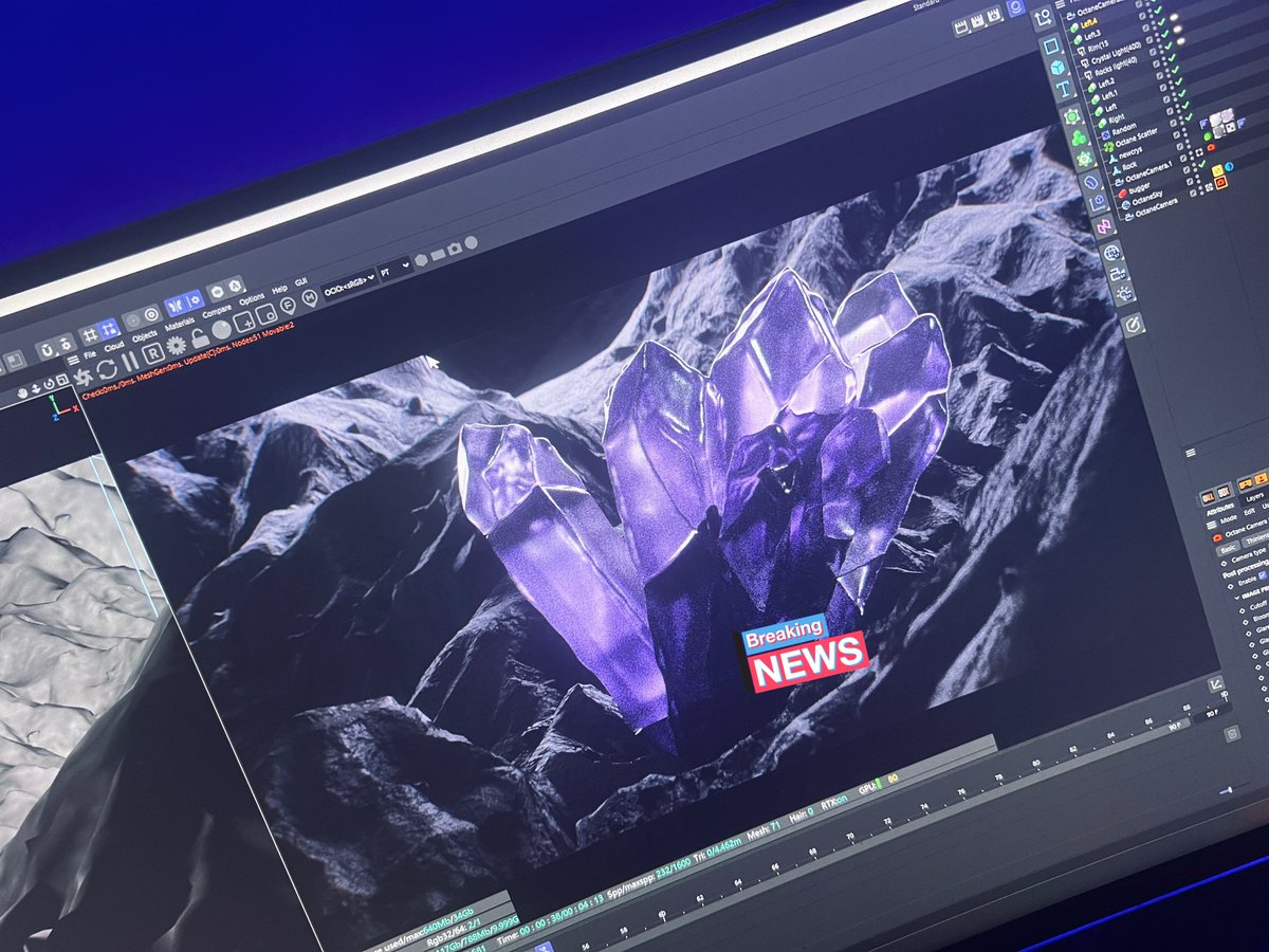 Made some crystals in Houdini👀