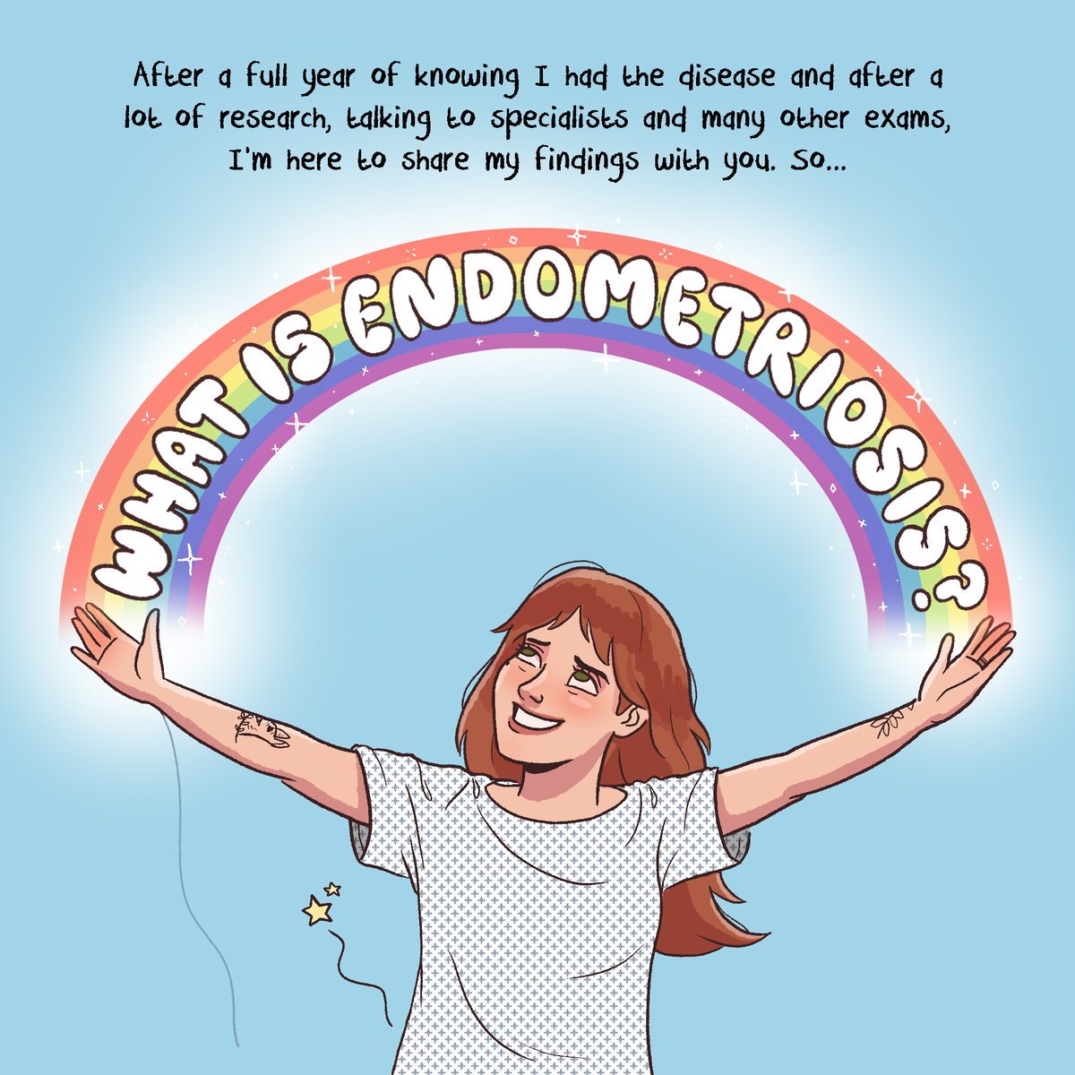 I was working on this comic to post in March, which is the official Endometriosis Awareness Month, but couldn't make it in time! But here is my story, anyway. I hope it helps to spread awareness about this awful and super common disease 😣💛

1/4