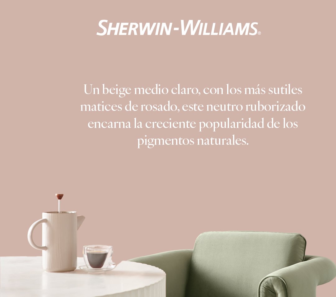 SherwinCA's tweet photo. 🌸 ¡Abril llega con Sashay Sand SW 6051! Descubre la dulce sofisticación de este beige rosa que une el pasado con el
presente.¿Listo para transformar tus espacios?

#ColorDelMes #Abril #SashaySand #Abril #Color #Pintura
#SherwinWilliams #Centroamérica https://t.co/0BUeCEcxwC