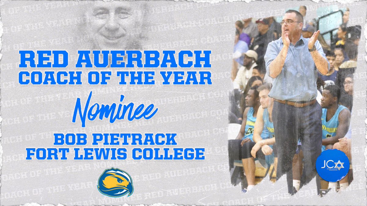 JewishCoaches's tweet image. 2024 Red Auerbach Coach of the Year Award 𝐍𝐎𝐌𝐈𝐍𝐄𝐄: 

Bob Pietrack - Fort Lewis 🏀

➖ Back-To-Back RMAC Champions
➖ #5 National Ranking
➖ School record 29 wins
➖ Undefeated at home (16-0)

@BPietrack @FLCMBasketball 

#JCA | #JewishCoaches | #JCAB2024