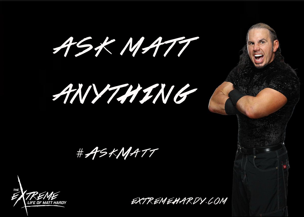 It's time to #AskMatt!

@MATTHARDYBRAND answers YOUR questions on this week's #ExtremeLife! Would you like yours answered on-air?

Send it below ⬇️