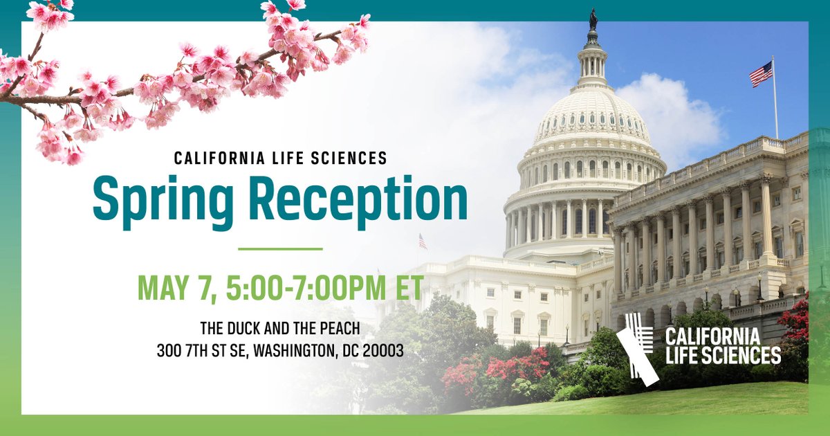 🌺Our annual spring reception is upon us where we honor select federal legislators with CLS Visionary Awards! These awards recognize their leadership in advancing policies that promote life sciences research, investment, and innovation. Learn more: bit.ly/3TYcjzc